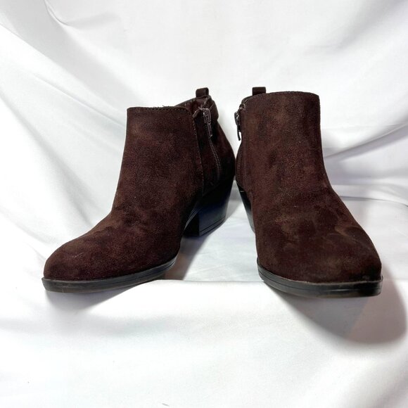 Life Sride Soft System-Women's Brown Cowgirl/Western Ankle Boots-Size 8 1/2-Com - Picture 11 of 16